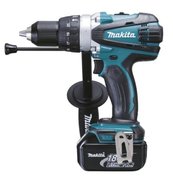 WIERTARKO-WKRĘTARKA UDAROWA 18V 91/58Nm 2 x 5,0Ah LI-ION WALIZKA MAKPAC DHP458RTJ MAKITA MDHP458RTJ