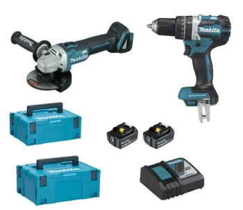 ZESTAW 18V DLX2210TJ1 (DHP484Z+DGA506Z) 2x5,0Ah MAKITA MDLX2210TJ1