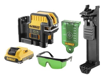 LASER LINIOWY 12V DCE0825D1G ZIELONY + 5-PUNKTOWY DEWALT DCE0825D1G-QW