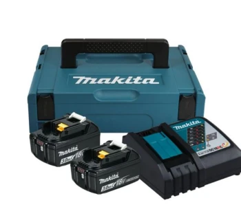 ZESTAW ZASILAJĄCY 18V (BL1830Bx2+DC18RC) MAKPAC MAKITA M197952-5
