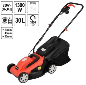 KOSIARKA ELEKTRYCZNA 1300W 330mm 30L YATO YT-85200