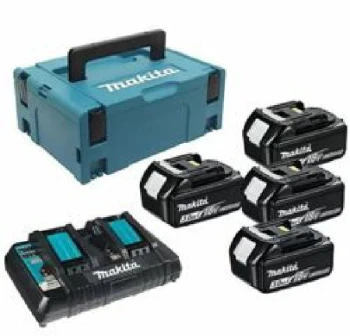 .ZESTAW ZASILAJĄCY 18V (BL1830Bx4+DC18RD) MAKPAC MAKITA M197970-3