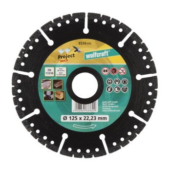 1 Tarcza diamentowa PROJECT MULT 125, WOLFCRAFT 8336000