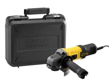 SZLIFIERKA KĄTOWA 125mm 850W WALIZKA STANLEY FMEG220K-QS