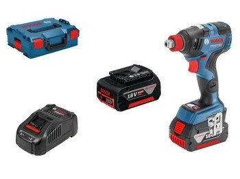KLUCZ UDAROWY 1/2" / HEX 1/4" GDX 18V-200 C 2x5,0Ah 200Nm LB BOSCH B06019G4201