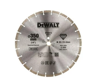 TARCZA DIAMENTOWA 350x25,4mm SEGMENTOWA DEWALT DT40213-QZ