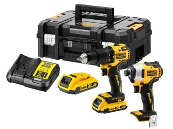 ZESTAW COMBO 18V 2x2,0Ah WKRĘTARKA UDAROWA DCD709 + ZAKRĘTARKA DCF809 DCK2062D2T DEWALT DCK2062D2T-QW