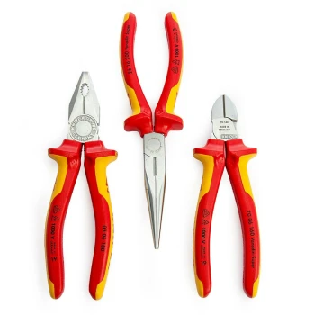 ZESTAW SZCZYPIEC IZOLOWANYCH 3szt KNIPEX KX002012