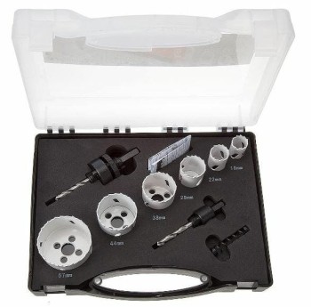 ZESTAW OTWORNIC BIM ECONOMY 6szt. (HYDRAULIK) 19,22,29,38,44,57mm+2WP+2 ADAPTER MAKITA MD-47117