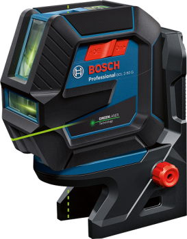 LASER KRZYŻOWY GCL 2-50 G ZIELONY +UCHWYT RM 10 BOSCH B0601066M00