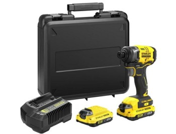 ZAKRĘTARKA UDAROWA 18V V20 170Nm 2x2Ah+KUFER SFMCF810D2K STANLEY SFMCF810D2K-QW