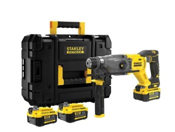 MŁOTOWIERTARKA SDS+ 18V V20 2x4Ah KUFER STANLEY SFMCH900M22-QW