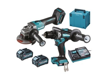 ZESTAW COMBO 40Vmax XGT (GA005G+DF001G) 2x4,0Ah MAKPAC DK0124G201 MAKITA MDK0124G201