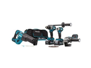 ZESTAW COMBO 40Vmax XGT (GA005G+DF001G+TD001G+JR001G) 2x4,0Ah +ADP010 +TORBA MAKITA MDK0126G401
