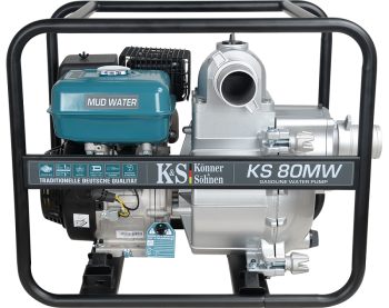 POMPA SPALINOWA DO WODY BARDZO BRUDNEJ KS 80MW 1000 l/min KÖNNER & SÖHNEN KS80MW