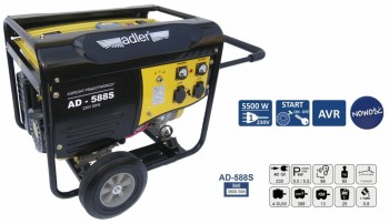 GENERATOR PRĄDOTWÓRCZY 5,5 KW / AD-588S ADLER MAR3800.588