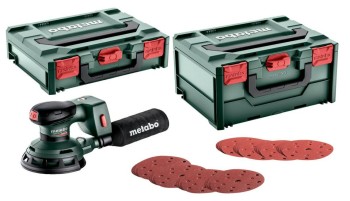 SZLIFIERKA MIMOŚRODOWA SXA 18 LTX 125 BL CARCASS +AKCESORIA METABOX METABO MET691200000