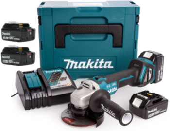 .SZLIFIERKA KĄT. 18V 3x5,0Ah DGA513RTJ MAKITA MDGA513RT3J