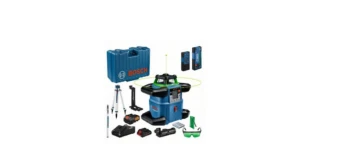 LASER OBROTOWY GRL 650 CHVG ZIELONY +ODBIORNIK LR 65 G +PILOT RC 6 +UCHWYT WM 6 +STATYW BT 170 HD 1xPC4,0Ah WALIZKA BOSCH B06159940PR