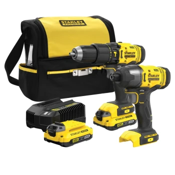 ST ZESTAW V20 SFMCK465D2S (SFMCD711+SFMCF800) 2x2,0Ah STANLEY SFMCK465D2S-QW