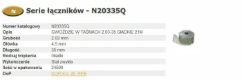GWOŹDZIE N55 2,03-55 Q BOSTITCH BCHN203335CPJ1Q