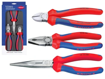 ZESTAW SZCZYPIEC DO PRAC SERWISOWYCH 3szt. KNIPEX KX002011