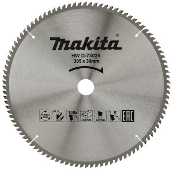 PIŁA TARCZOWA DO ALUMINIUM 305x30x100z ECONOMY MAKITA MD-73025