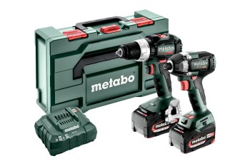 .ZESTAW COMBO 18V 2.8.4 (BS 18 LT BL + SSD 18 LT 200 BL) 2x5,2Ah METABOX METABO MET685196000