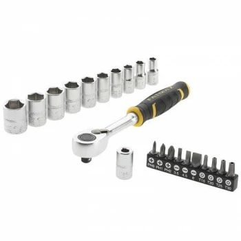 ZESTAW KLUCZY 21el. 1/2" NASADKI + BITY STANLEY SFMMT82681-0