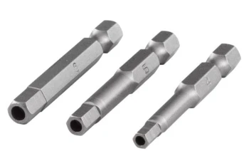 Bit 6-kąt wew. z otworem 4, 5, 6 - 50 mm 3 szt. WOLFCRAFT 1264000