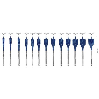 WIERTŁO ŁOPATKOWE - KOMPLET 13szt. SELFCUT EXPERT BOSCH B2608900336