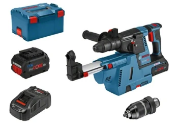 MŁOT SDS+ GBH 18V-26 F 2xPC5,5Ah 2,6J +ODSYS. GDE 18V-16 BOSCH B061191000G