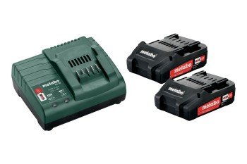 AKUMULATOR 18V 2,0Ah x2 + ŁADOWARKA SC 30 METABO MET685161000