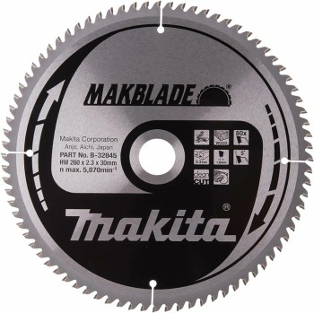 PIŁA TARCZOWA 260x30x80z MAKBLADE DREWNO MAKITA MB-32845
