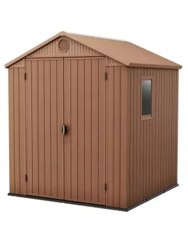 KETER DOMEK NARZĘDZIOWY/OGRODOWY DARWIN 6x6 BRĄZOWY 190 x182 x 221cm CURVER/KETER CRV249360