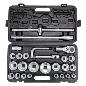 ZESTAW KLUCZY NASADOWYCH 26el. 3/4" - 1" 12KĄT. ROCKFORCE RF-68262-9