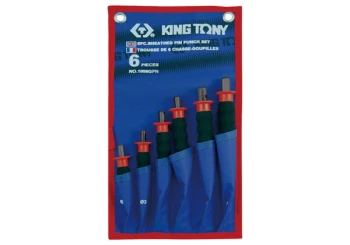 ZESTAW WYBIJAKÓW IGŁOWYCH Z UCHWYTEM GUMOWYM 6cz. 2 - 8mm KING TONY KT1006GPN