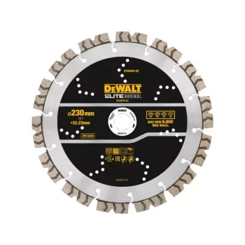 TARCZA DIAM.SEG. 230mm ELITE ZAST. OGÓLNE DEWALT DT20462-QZ