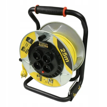 PRZEDŁUŻACZ BĘBNOWY 25m 3x1,5mm 16A IP20 STANLEY ST-SXECDM2RBSE