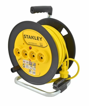 PRZEDŁUŻACZ BĘBNOWY 40m 3x1,5mm 16A IP20 Z ZABEZPIECZENIEM PRZEPIĘCIOWYM STANLEY ST-SXECEL2QBVE
