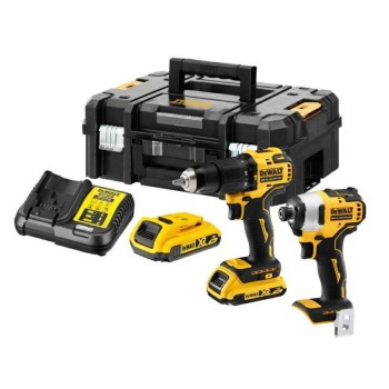 ZESTAW COMBO 18V DEWALT DCK2060L2T (DCD778+DCF787) 2x3,0Ah TSTAK II