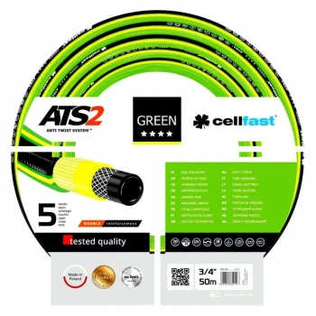 CELLFAST WĄŻ OGRODOWY GREEN ATS 3/4" 50m *