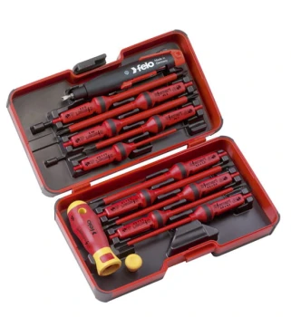 Zestaw wkrętaków elektrycznych - E-smart 14 cz. Box Industry FELO 06391316