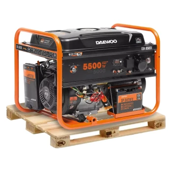 Agregat prądotwórczy benzynowy Daewoo GDA 6500E rozrusznik elektryczny 5,5kW