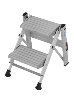 Schodki składane 1x2 2,5m Krause Stabilo 810502 ryflowane stopnie