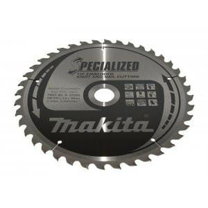 MAKITA PIŁA TARCZOWA  270x30x40z SPECJALIZED DREWNO (Z GWOŹDZIAMI I SĘKAMI)
