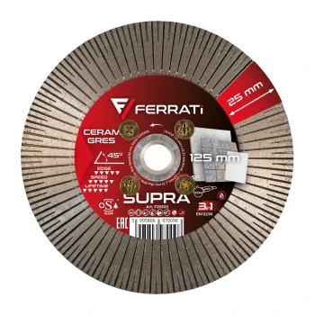 Tarcza diamentowa tnąca i szlifująca 125mm M14F Ferrati SUPRA (F20103)