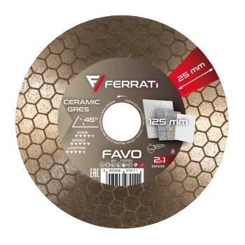 Tarcza diamentowa tnąca i szlifująca 2in1 125mm Ferrati FAVO (F20105)