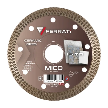Tarcza diamentowa tnąca 115mm Ferrati MICO (F20107)