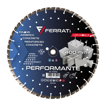 Tarcza diamentowa tnąca 400mm Ferrati PERFORMANTE (F20152)